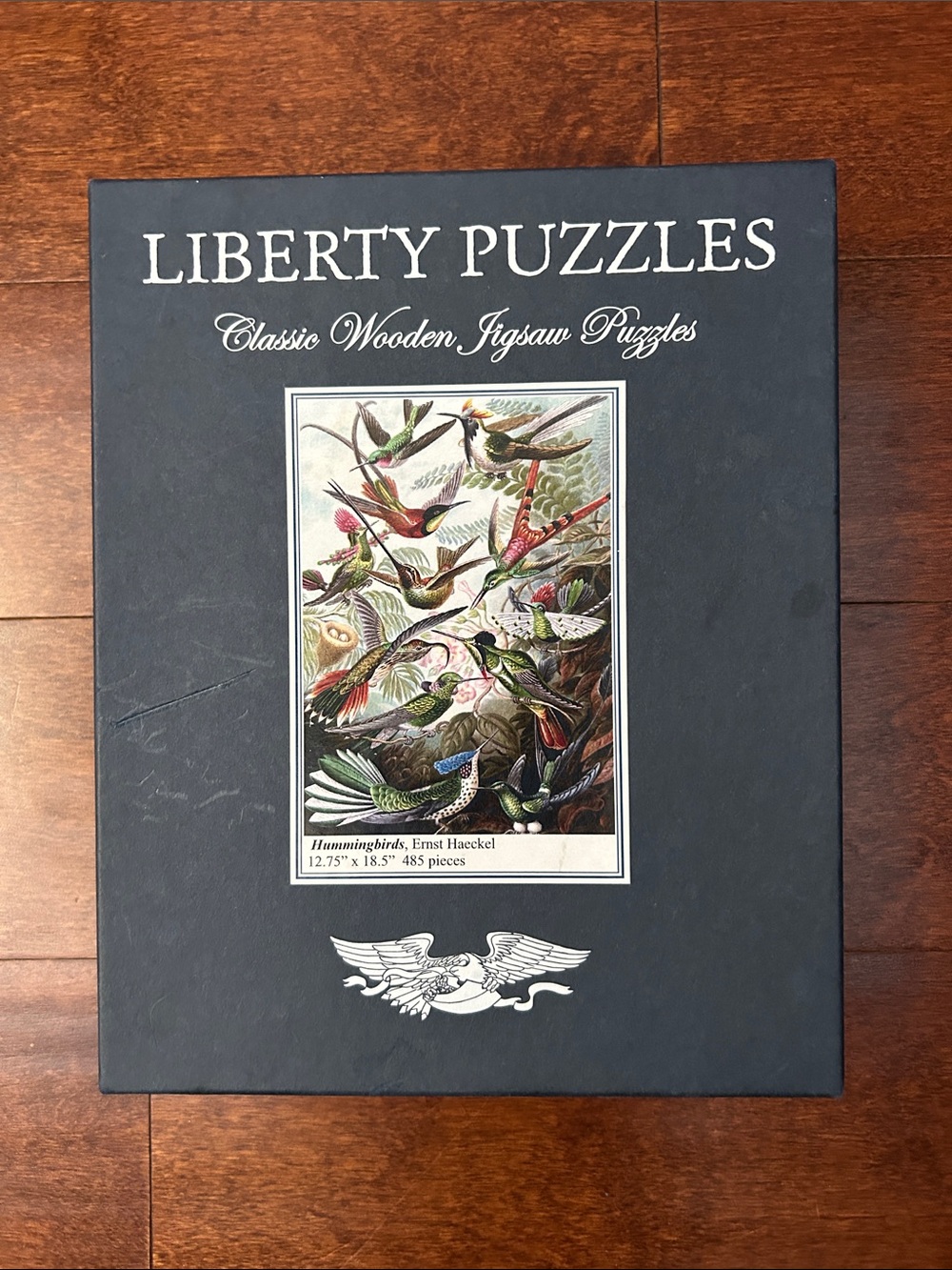 Liberty Puzzles Hummingbirds by Ernst Haeckel Wooden Jigsaw Puzzle, 485 Pieces